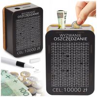 SKARBONKA 10 000 zł WYKREŚLANKA WYKREŚLANA WYZWANIE OSZCZĘDZANIE