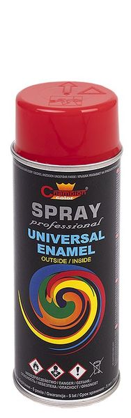 Spray farba champion czerwony jasny RAL 3020 zdjęcie 1