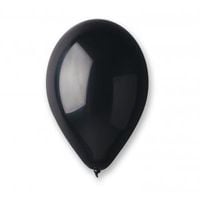 balon czarny (100 szt.) - halloween, urodziny, bal