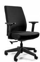 Fotel Work Czarny 130 Kg Biuro Pracowniczy