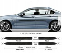 BMW 5 2010-2016 - Listwy CZARNE Boczne Drzwi