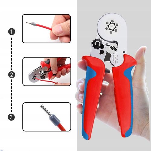 ZACISKARKA PRASKA do tulejek kablowych SZEŚCIOKĄTNA kabli konektorów na Arena.pl