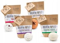 ZESTAW KULE DO KĄPIELI MUSUJĄCA KULA NATURALNE