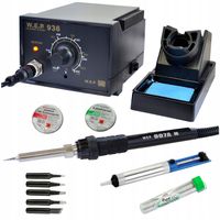 Stacja lutownicza grotowa HOTAIR WEP 936 60W + ZESTAW DODATKÓW NA START