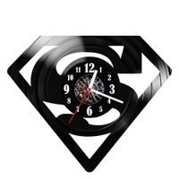 Zegar ścienny z płyty winylowej Superman 731.14