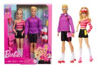 Barbie lalka Fashionistas+Ken na wrotkach HXK90 /