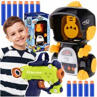 Gra Robot Strzelanie Do Celu Kulki + Pistolet Celownik Dźwięk Licznik