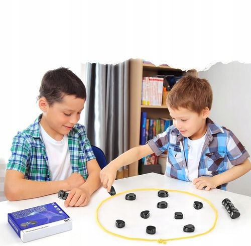 MAGNETYCZNA GRA W SZACHY EDUKACYJNA KAMIENIE MAGNETYCZNE 30 + PLANSZA 2w1 na Arena.pl
