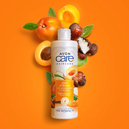 Avon Szampon i odżywka 2w1 morela masło shea 700ml na Arena.pl