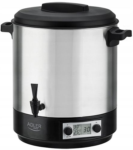 ELEKTRYCZNY GARNEK DO PASTERYZACJI PARZENIA WĘDLIN WARNIK PODGRZEWACZ LCD 2 zdjęcie 4