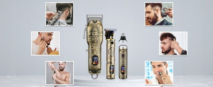 PROFESJONALNE MASZYNKI DO STRZYŻENIA TRYMER MĘSKI zdjęcie 7