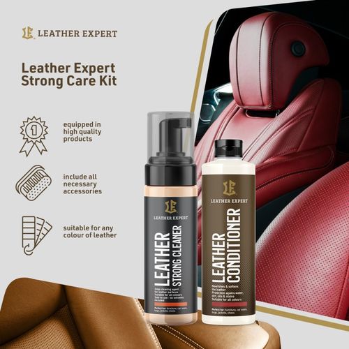 leather expert strong care kit 200ml+250ml - zestaw do czyszczenia i na Arena.pl