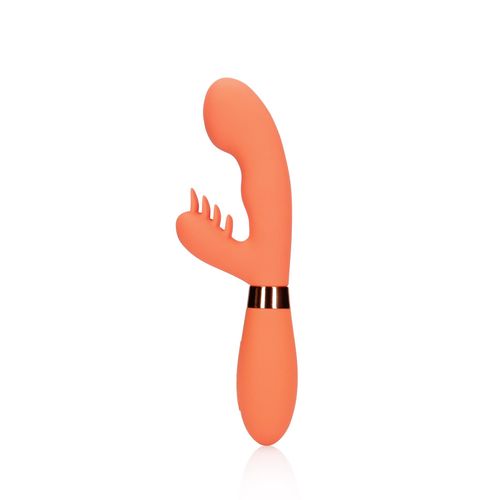 silicone rabbit vibrator with ribbed clitoral stimulator na Arena.pl