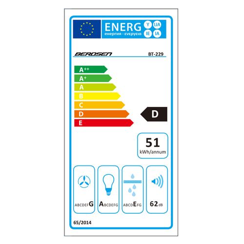 Okap kuchenny teleskopowy Berdsen BT-229 INOX na Arena.pl