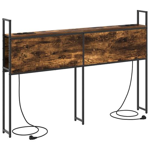 Szafka z Ładowaniem Wędzony dąb 140 cm Materiał drewnopochodny na Arena.pl