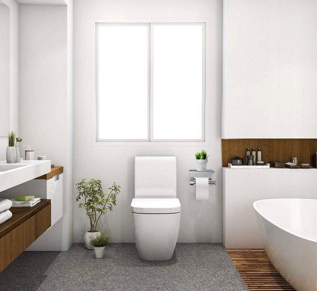 Uchwyt Na Papier Loft Toaletowy Z Półką Srebrny Wc zdjęcie 9