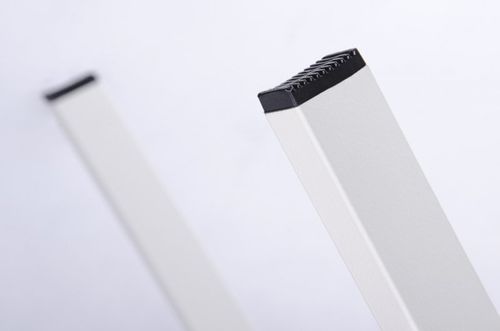 Krzesło SPLIT PREMIUM białe - aluminium, nogi białe na Arena.pl