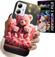 ETUI DO MOTOROLA MOTO G14 - RODZINKA RÓŻANYCH MISIÓW UPOMINEK +FOLIA