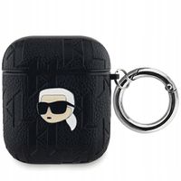 2 x Karl Lagerfeld KLA2PGKIPK AirPods 1/2cover czarny/black Monogram Karl H