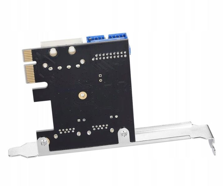 Kontroler pci-e 2x usb 3.0 19 pin molex 4pin zdjęcie 2
