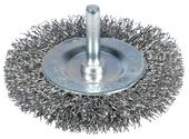 szczotka tarczowa z trzpieniem 38mm zn - e-561-7038
