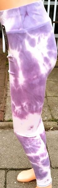 Legginsy Ombre LILIOWE z wysokim stanem r. L/XL zdjęcie 3