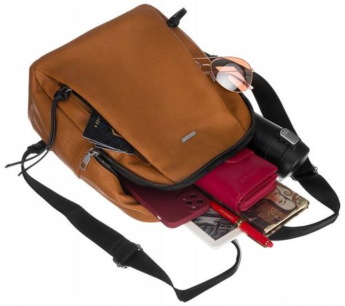 miejski plecaczek damski ze skóry ekologicznej - rovicky na Arena.pl