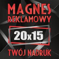 Magnesy reklamowe na samochód auto reklama magnetyczna 20x15 cm