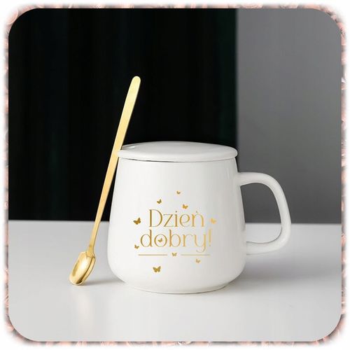 ZESTAW PREZENTOWY PODGRZEWACZ KABEL KUBEK POKRYWKA ŁYŻECZKA DO KAWY na Arena.pl