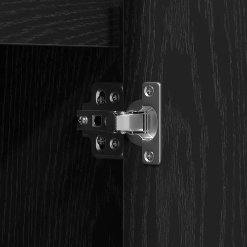 Szafka Czarny Dąb 90 x 32 x 75 cm Materiał drewnopochodny na Arena.pl