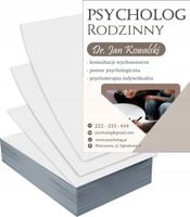 Ulotki A5 1000szt reklamowe firmowe duży wybór wzorów PSYCHOLOG RODZINNY