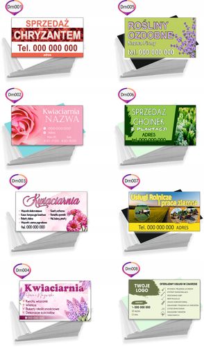 Wizytówki reklamowe firmowe 100 szt różne wzory USŁUGI ELEKTRYCZNE na Arena.pl