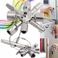 4X KLUCZ DO SZAFEK ELEKTRYCZNYCH GAZOWYCH KLUCZ DO GRZEJNIKÓW SKRZYNEK 10w1