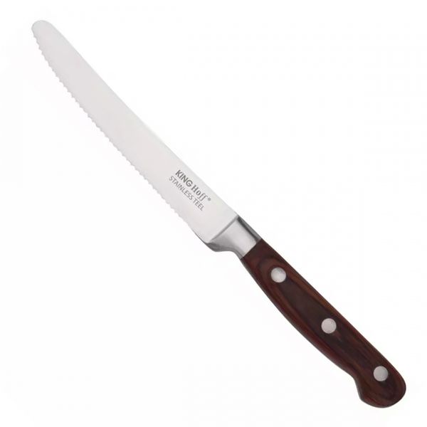 ZĄBKOWANY NÓŻ DO POMIDORÓW KINGHOFF KH-1702 zdjęcie 1