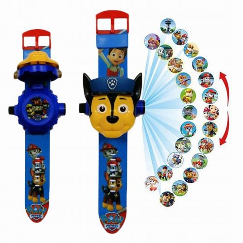 ZESTAW PSI PATROL WALKIE TALKIE + ZEGAREK Z PROJEKTOREM CHASE DLA DZIECI na Arena.pl