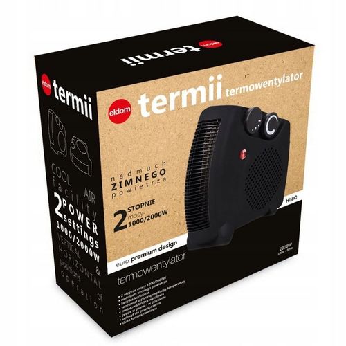 GRZEJNIK Termowentylator FARELKA ELDOM HL8 2000W OSZCZĘDNY i na Arena.pl