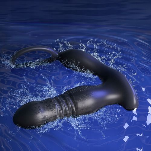 Wibrujący masażer prostaty Wibrator analny czarny na Arena.pl