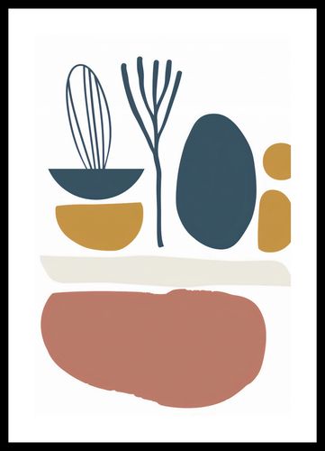 Plakat 68x101cm Stylowa Roślinność na Arena.pl
