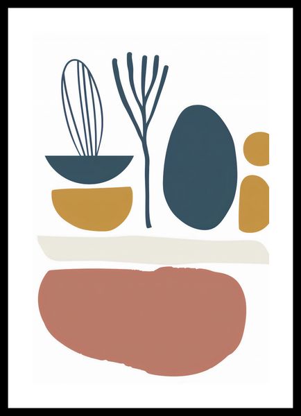 Plakat 68x101cm Stylowa Roślinność zdjęcie 3