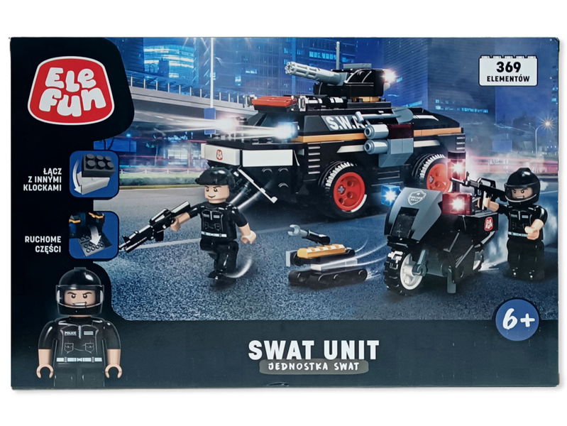Klocki Elefun SWAT Unit - Jednostka SWAT C5002 zdjęcie 3