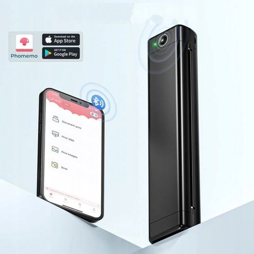 Przenośna termiczna drukarka Phomemo M08F BT do dokumentów bezprzewodowa A4 na Arena.pl