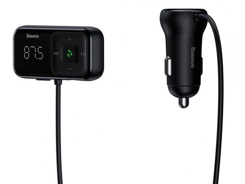 Baseus S-16 Transmiter FM AUX Bluetooth Ładowarka 2x USB micro SD 3A na Arena.pl