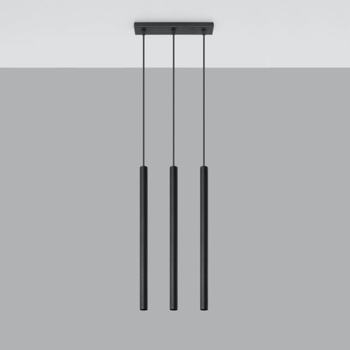 Lampa wisząca PASTELO 3 czarna na Arena.pl