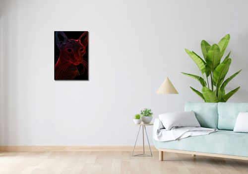 Obraz 40x60cm Cyfrowa Kocica na Arena.pl