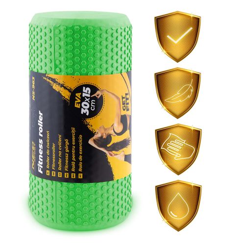 Roller wałek do ćwiczeń EVA NS-963 zielony na Arena.pl