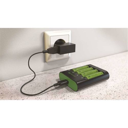 Ładowarka GP U421 USB pro AA, AAA (1604642120) Czarna na Arena.pl