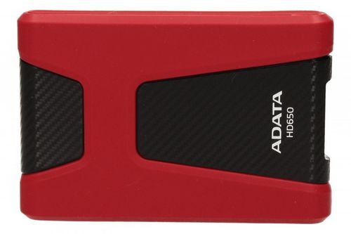 Dysk zewnętrzny HDD ADATA HD650 (1TB; 2.5"; USB 3.2; czerwony) na Arena.pl
