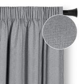 Zasłona blackout 100% CORITA stalowa 140x270 taśma wave RESTILO