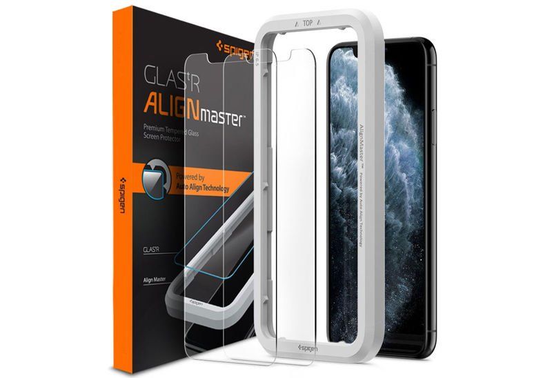 2x Szkło Spigen Align Master Glas.tR do Apple iPhone Xr / 11 zdjęcie 1