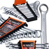 ZESTAW KLUCZY PŁASKO-OCZKOWYCH 6-22 12PC BENSON DIN 3113 od BLACKTOOLS